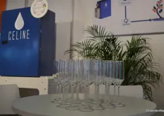 Later on Monday, these glasses went full and toasts were made at CE-Line to the field launch of their automatic nutrient measurement system. 